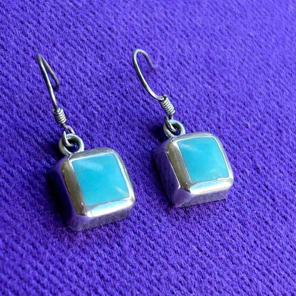 Beautiful 925 Sterling Drop Earrings SUPER FAST SHIPPING